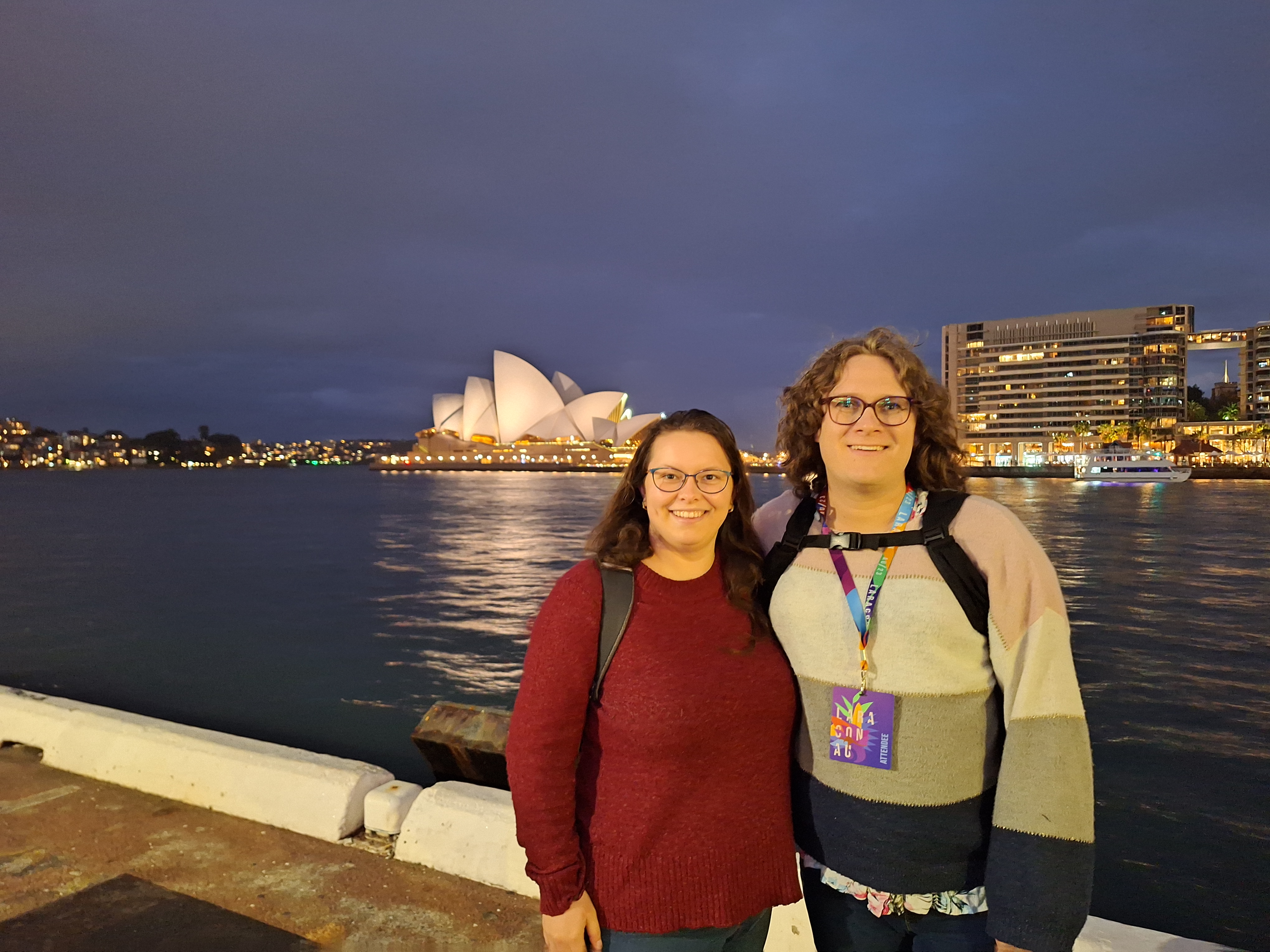 Victoria and Hayley in Sydney for Laracon AU 2023