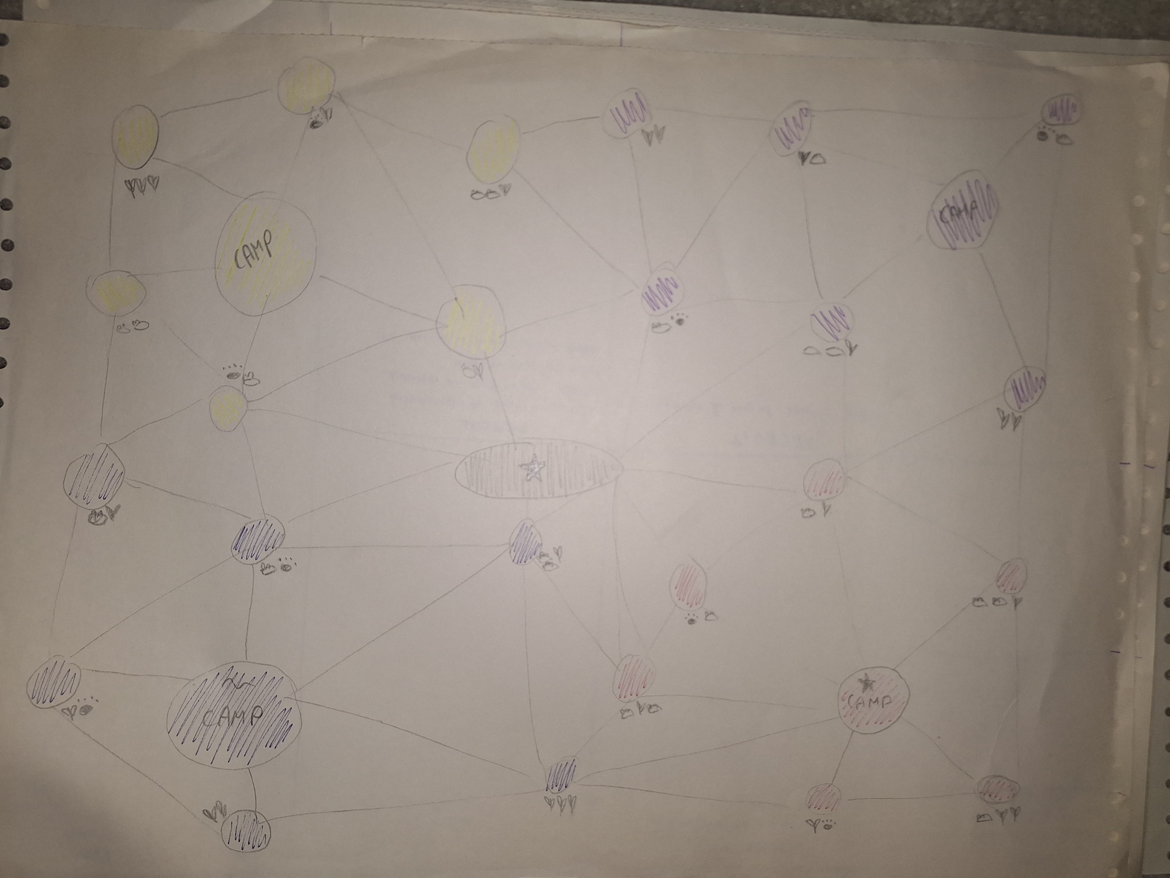 A version of the territory board using point-to-point movement, like in Root A version of the territory board using point-to-point movement, like in Root
