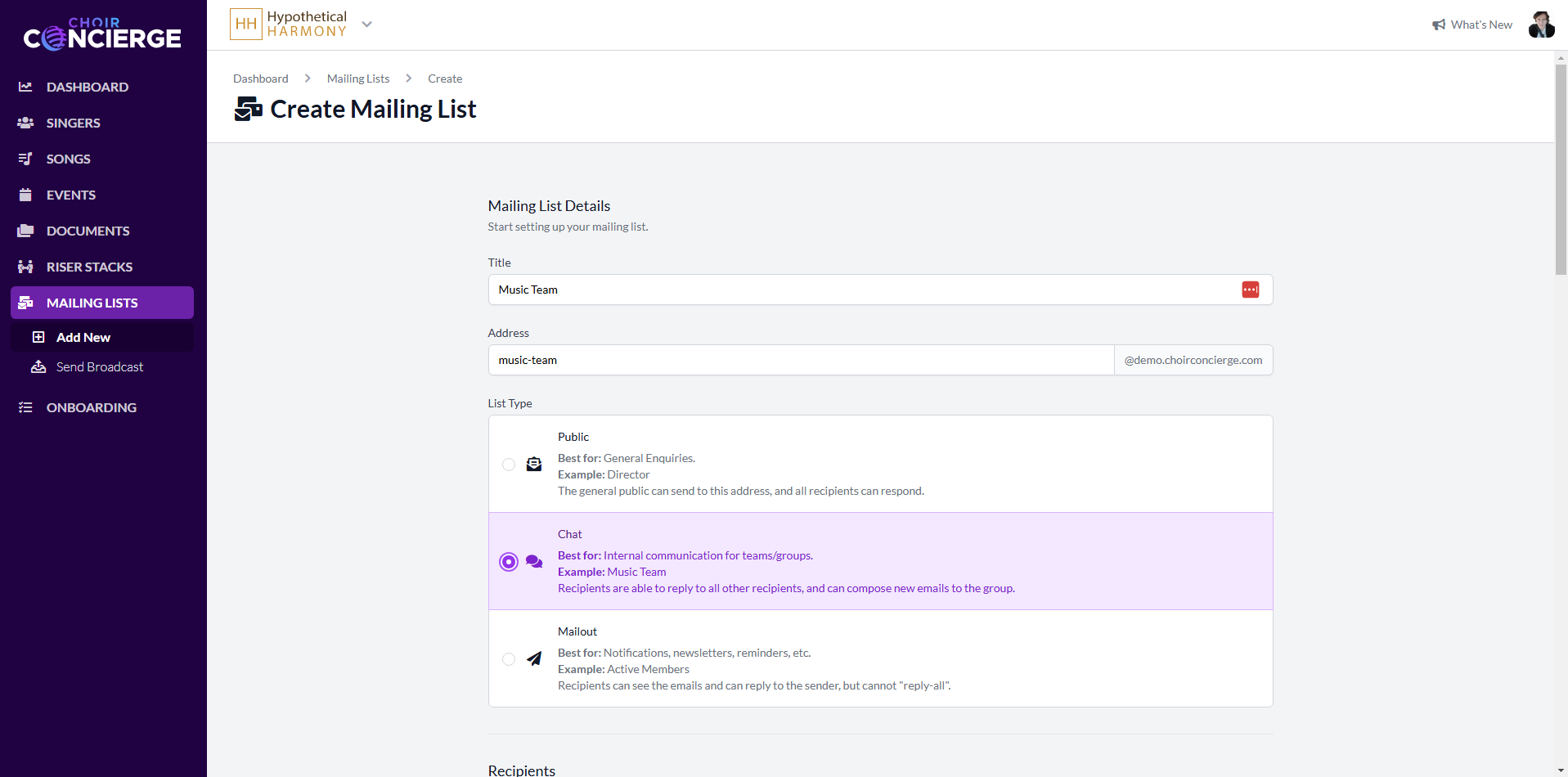 A screenshot of the 